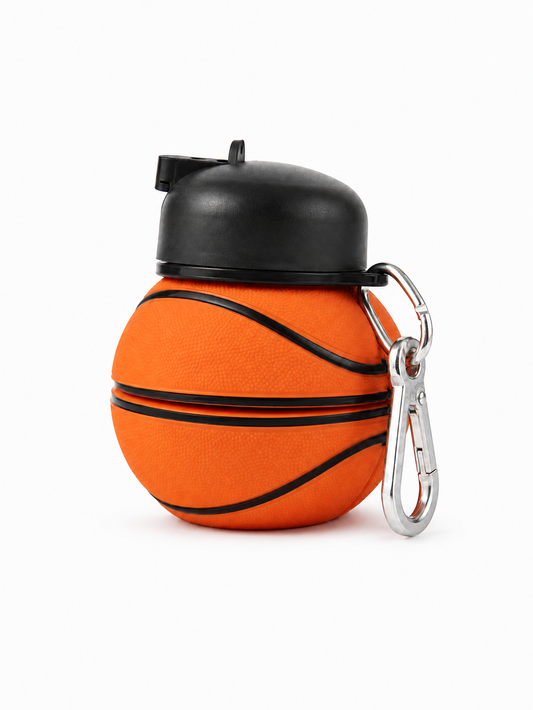 Foldo | Foldable Water Bottle | Basketball Shape