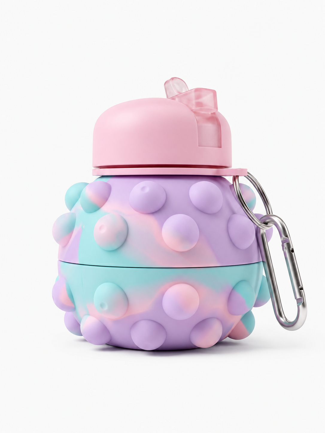 Foldo marshmallow pastel foldable water bottle product photo